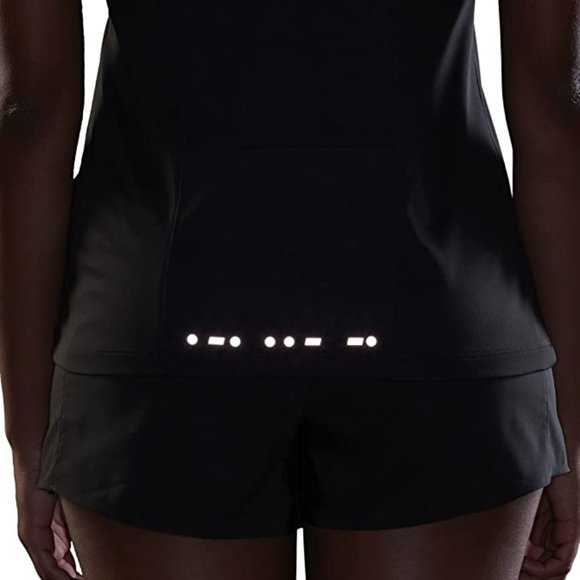 🆕Reebok Women's Running Essentials Short Sleeve Tee, Black, NWT, Authentic - Picture 4 of 14